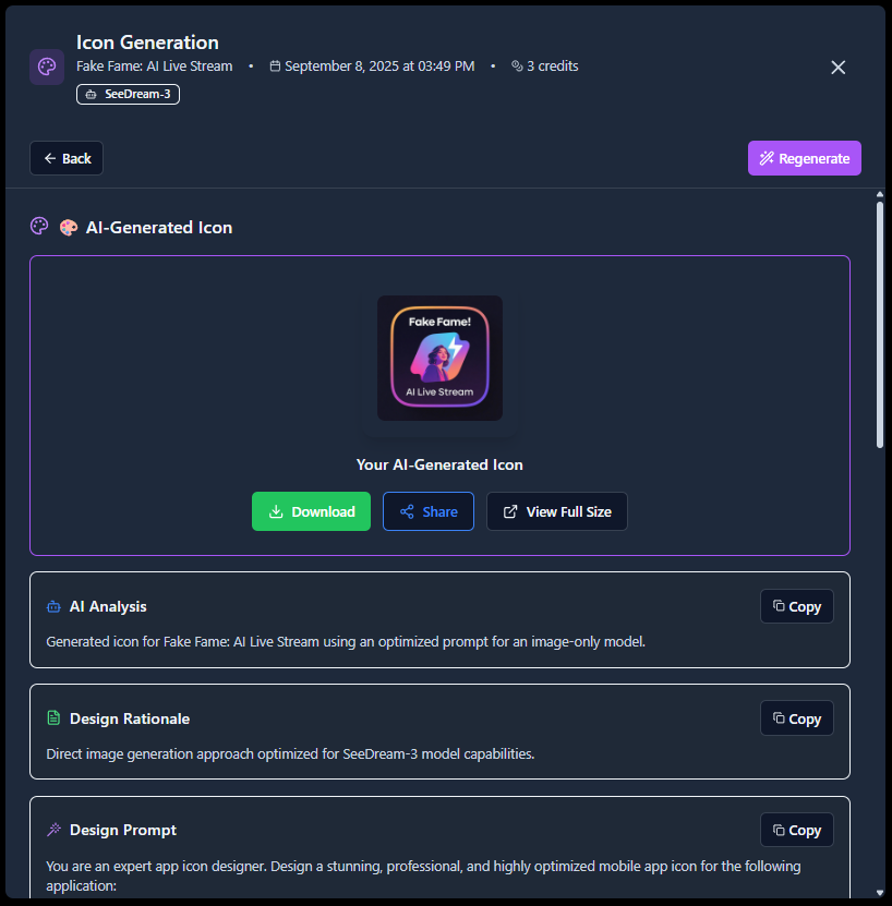 Visual Asset Generation